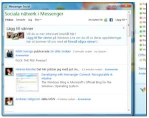 Messenger kontaktlista