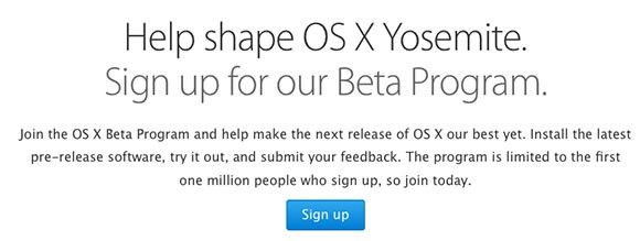 OS X Yosemite betatest