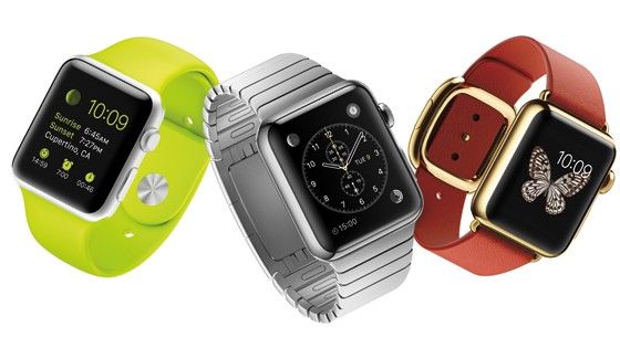 Den kommande Apple Watch har ett tydligt hälsofokus och ska bland annat kunna mäta användarens puls. Foto: Apple.