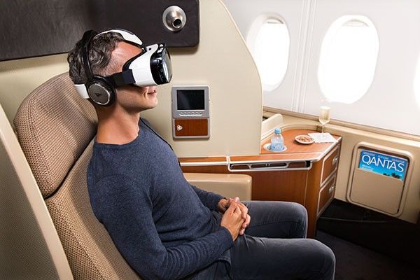 Samsungs Gear VR på Qantas