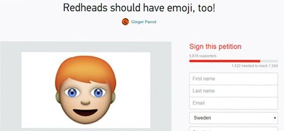 red head emoji