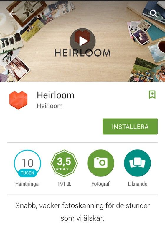 heirloom app