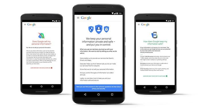 Answers, Google-sajt på smartphone