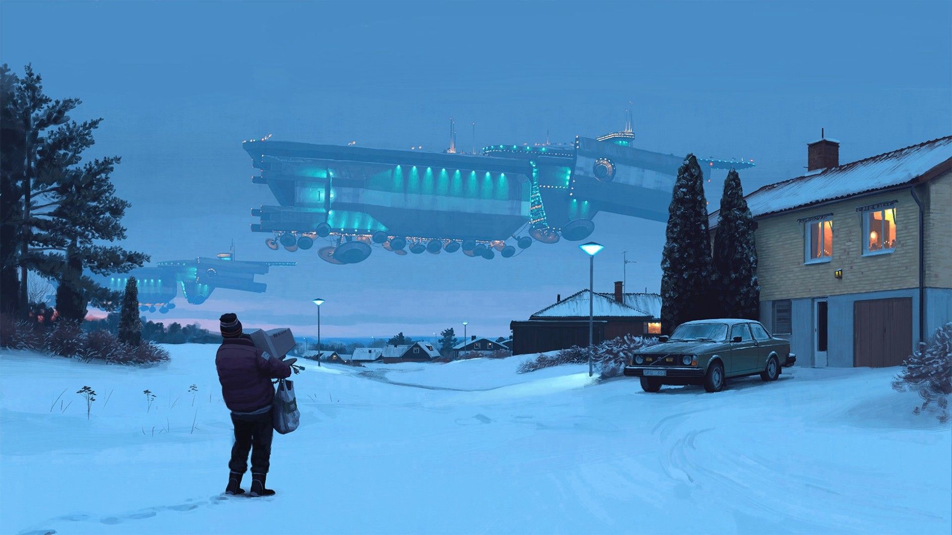 His Sci Fi Sceneries From An Alternate Sweden Have Enchanted A Whole World Meet Simon Stalenhag Idg Se