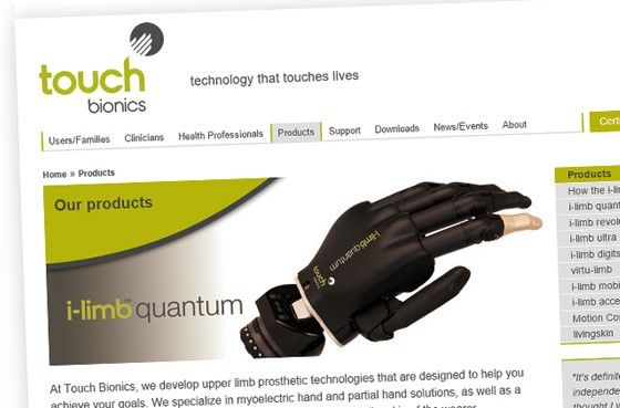 Touch bionics