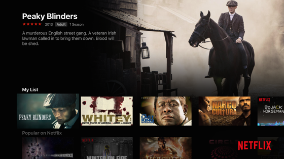 Apple TV 4 Netflix
