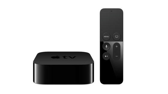 Apple Tv 4 och fjärrkontroll 