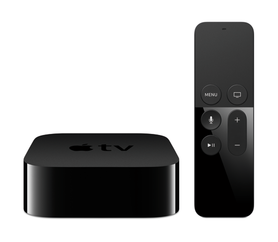 Apple TV med fjärrkontroll