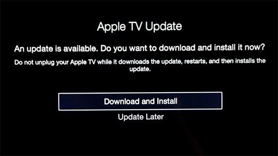 Apple TV-uppdatering