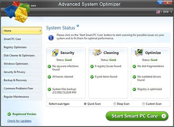 Advanced system optimizer