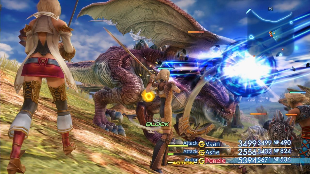 Final Fantasy XII Switch battle