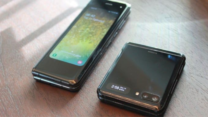 Samsungs vikbara telefoner