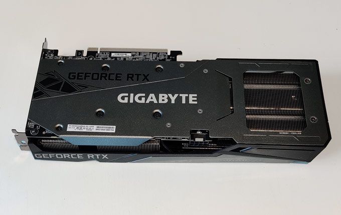 Gigabyte RTX 3060 Gaming OC 12G baksida