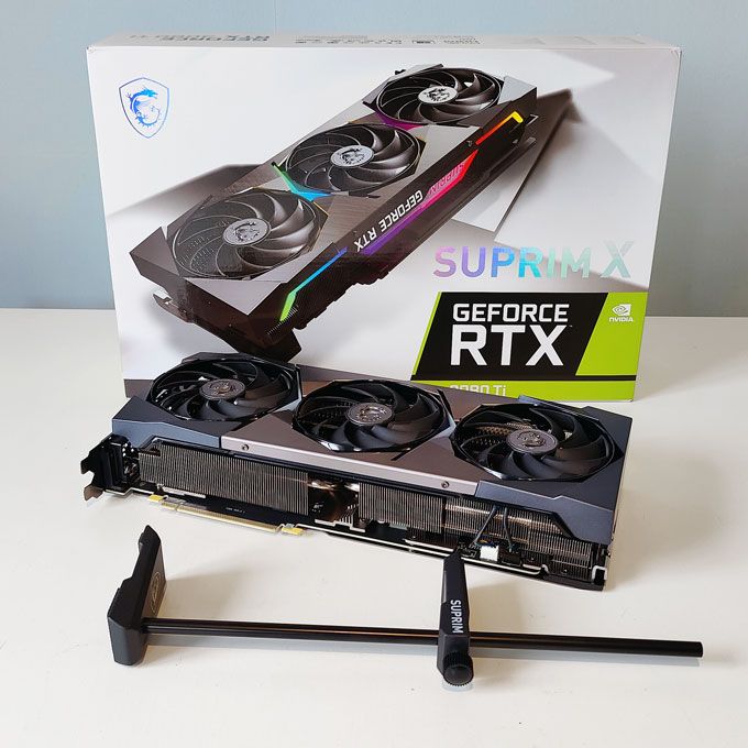 PCゲーム RTX GeForce MSI 3080 12G X SUPRIM Ti PC周辺機器