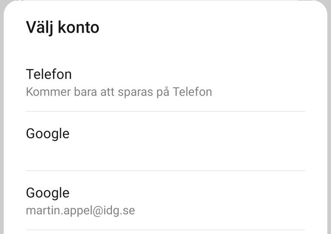 Google Kontakter