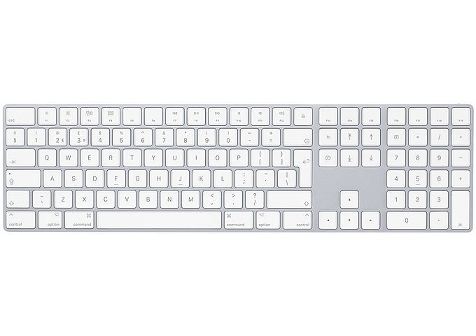 Apple Magic keyboard med numerisk del