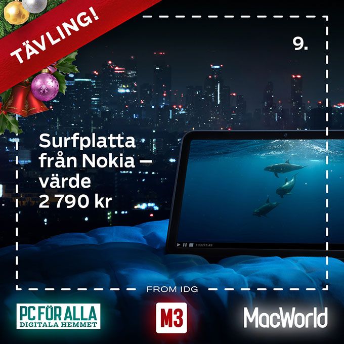 Nokia julkalender tävling M3 Instagram