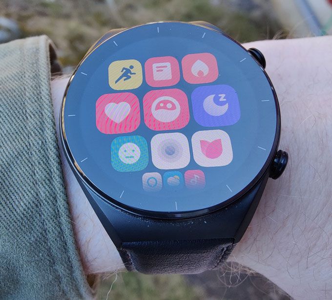 Xiaomi Watch S1 appmeny