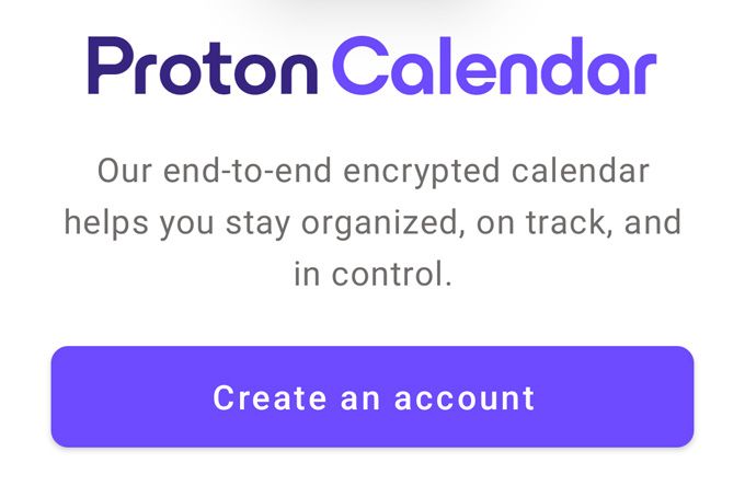 Proton Calendar