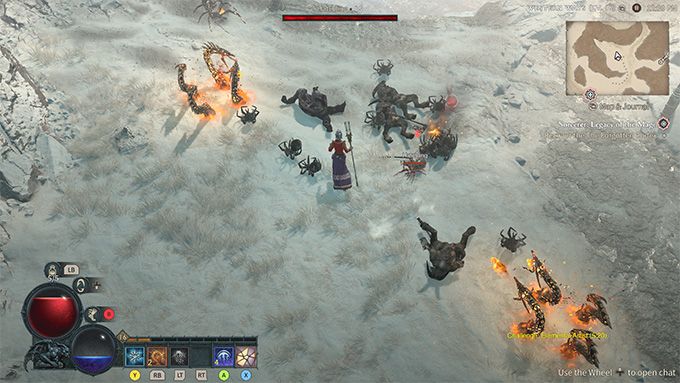Diablo IV magikern i strid