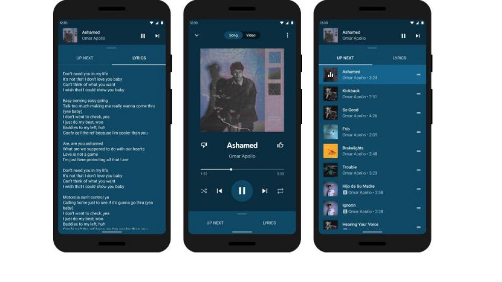Youtube Music får låttexter i Android och IOS