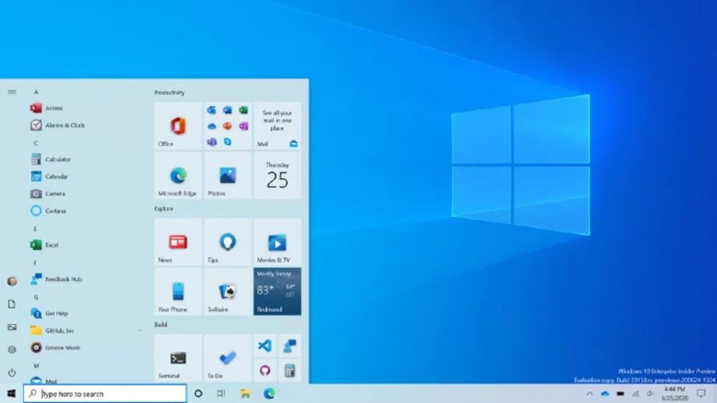 Här är nya startmenyn i Windows 10 TechWorld