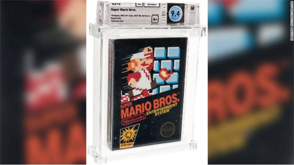 Super Mario-spel till NES sålt för 114 000 dollar