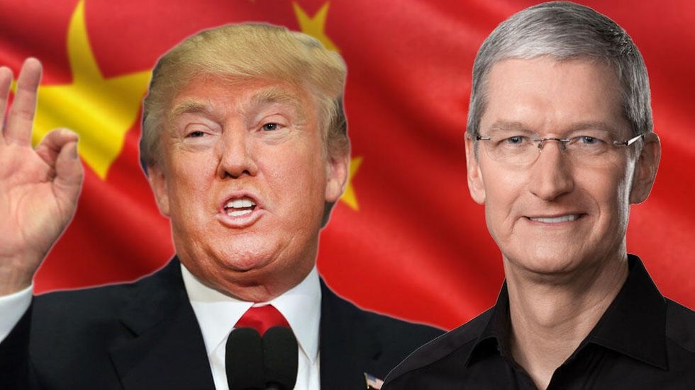 Donald Trump om Apples Wechat-oro: "Whatever"