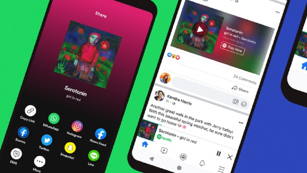 Spotify får egen musikspelare inuti Facebook-appen