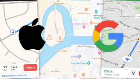Google Maps vs Apple Kartor