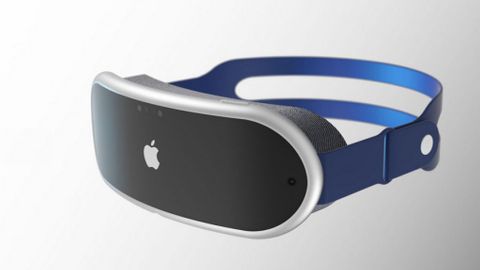 3d-skiss på hur Apples mixed reality-headset kan se ut
