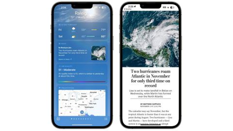 Apples väder-app