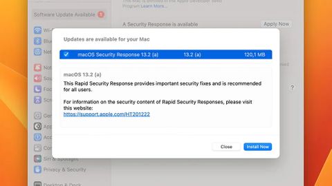 Apple testar Rapid Security Response