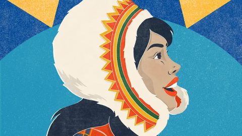 Kine Kjærs illustration till Apples firande av samiska nationaldagen