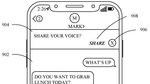 Illustration på Apples patent för syntetiserade personliga röster
