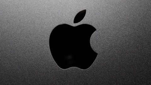 Apple-logga i aluminium