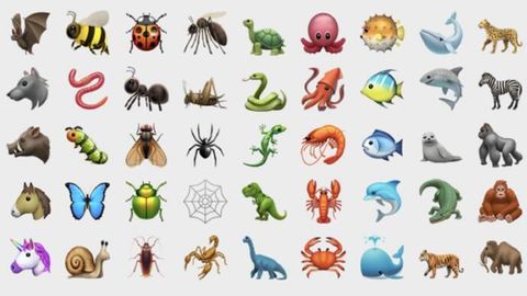 Emojier föreställande djur