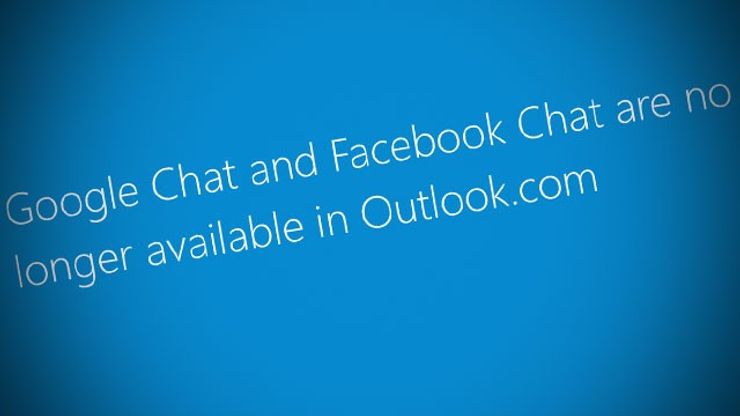 Facebook och Google Chat läggs ned på Outlook.com