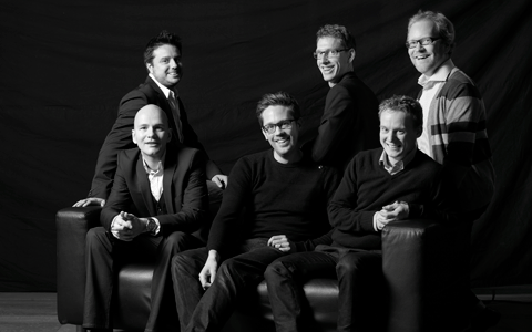 Hampus Jakobsson, Ludvig Linge, Paul Blomdahl, Per Gustafsson, Karl-Anders Johansson och Mikael Tellhed