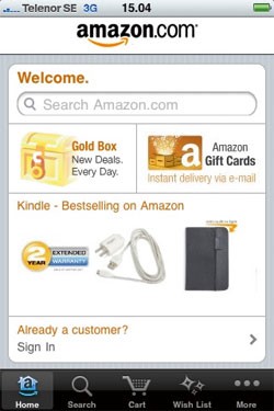 Amazon i Iphone