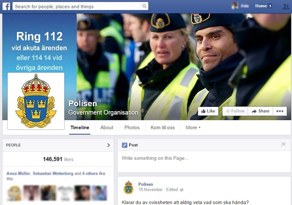 Polisen på Facebook