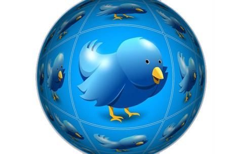 Twitter-fågel, boll