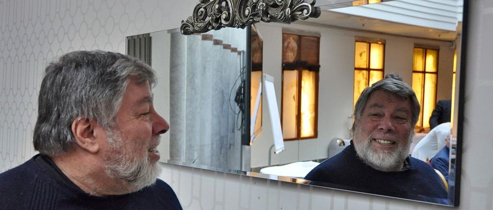 Steve Wozniak och spegel