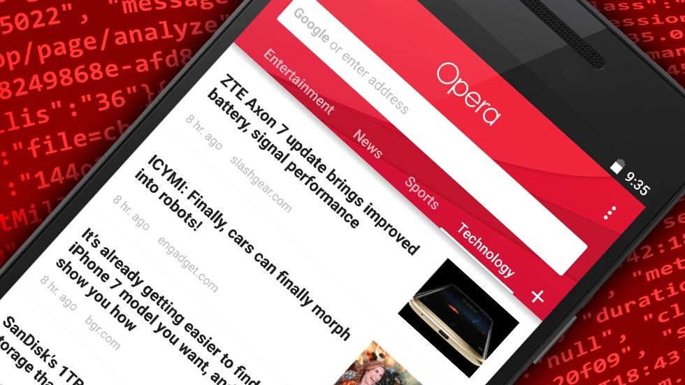 Opera för Android