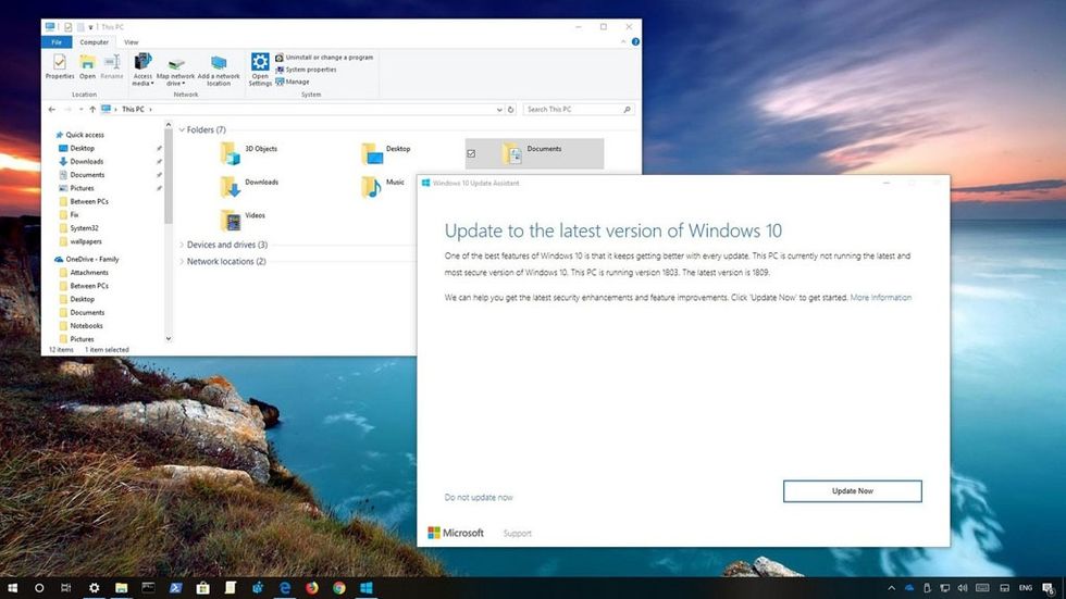 Windows 10 1809-uppdatering