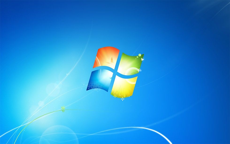 Windows 7:s skrivbordsbakgrund