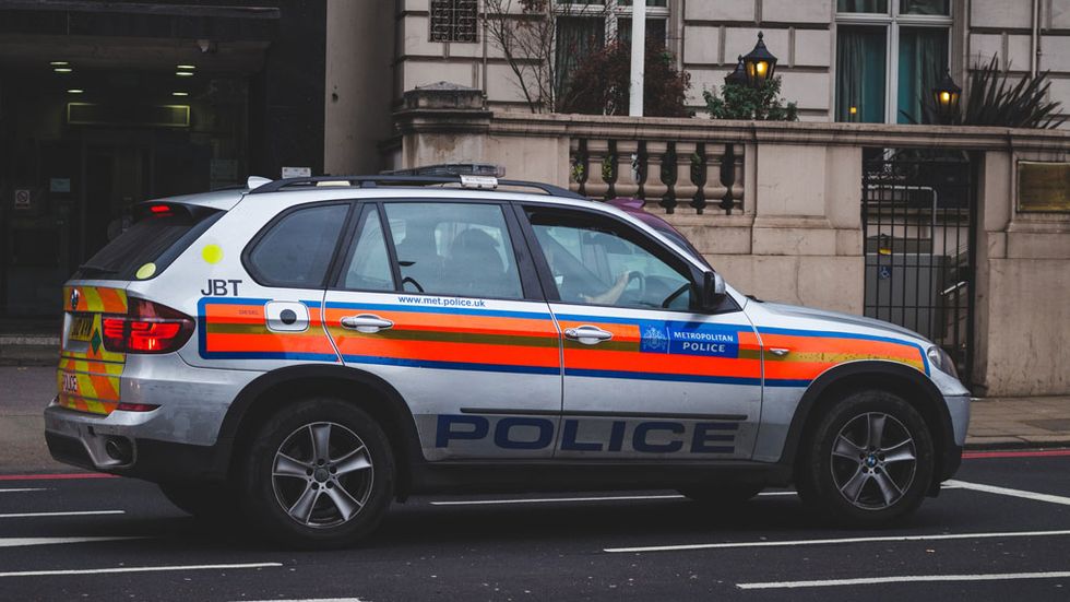 brittisk polisbil