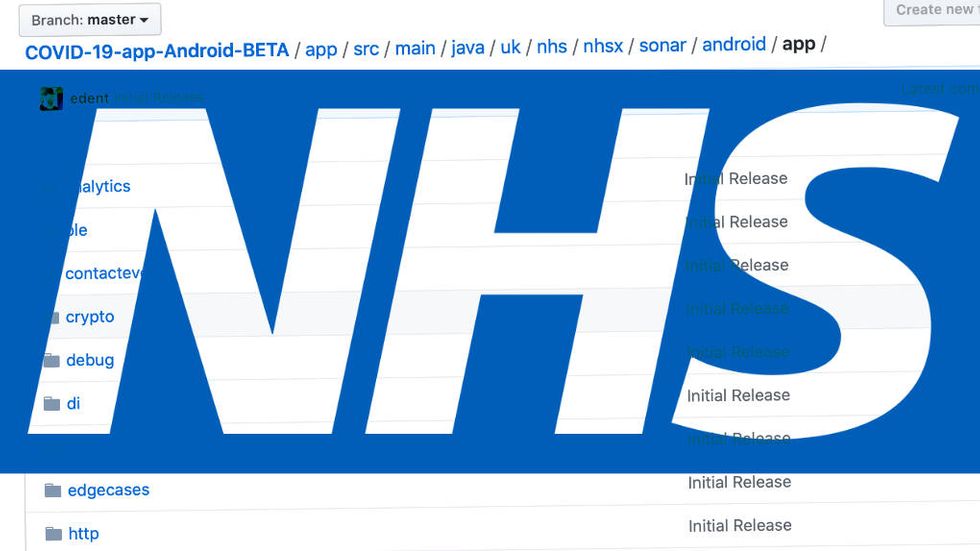 Källkod till brittiska NHS smittspårningsapp