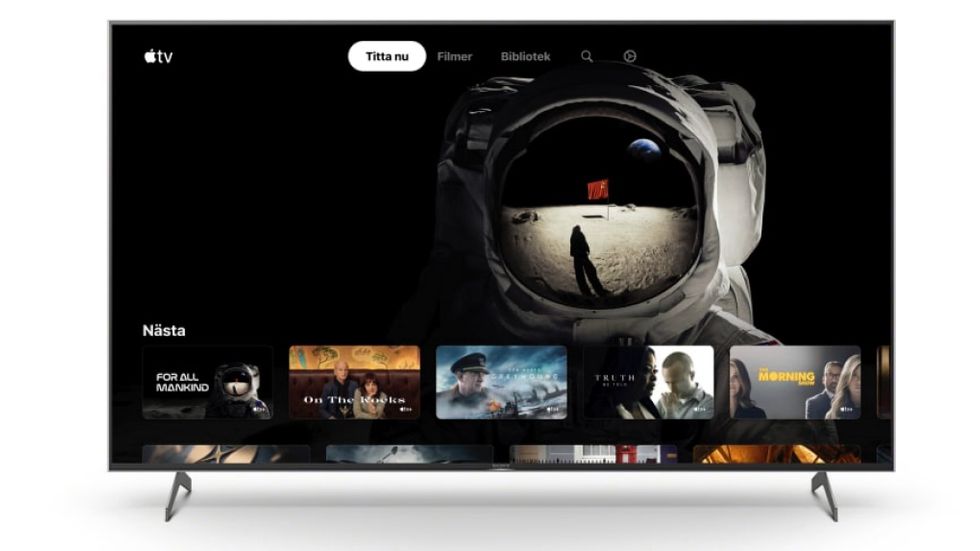 Sony-tv med Apples tv-app