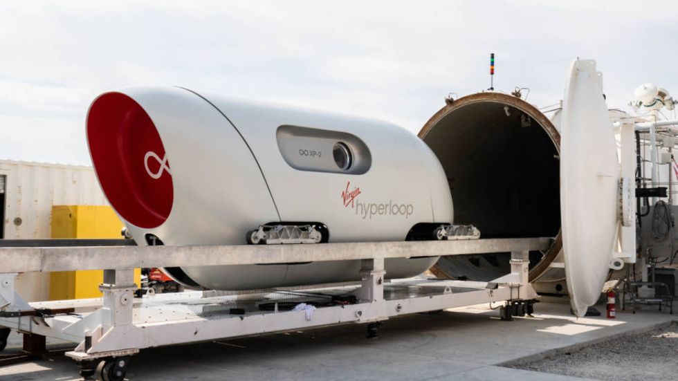 Virgin Hyperloops \"pegasuskapsel\"